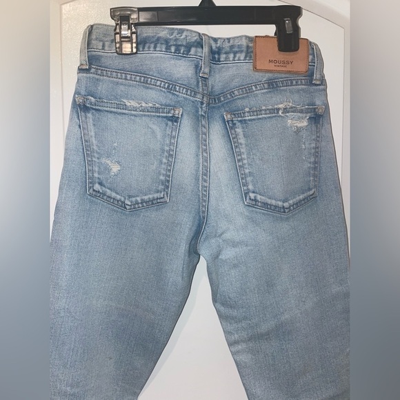 Moussy Vintage Howa Jeans Size 24 Distressed 🔥 - Picture 4 of 8